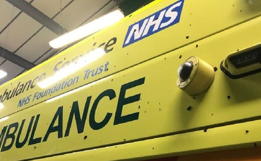 Ambulances damaged by idiotic brick attack in Birmingham