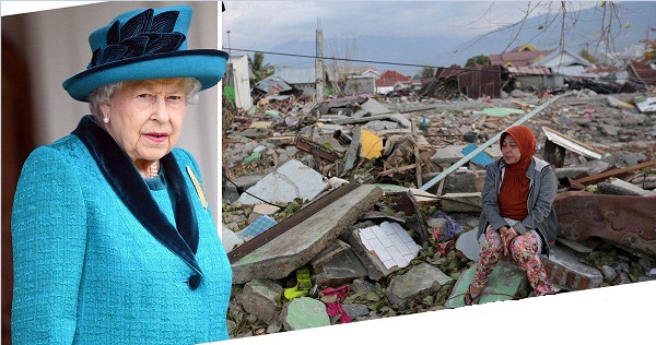 Queen makes private donation to help Indonesia earthquake and tsunami survivors