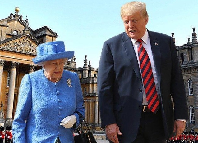 Royals are extras in Trump lap of UK