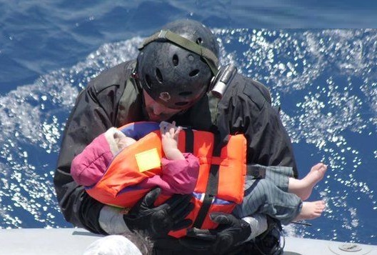 Children among rescued migrants